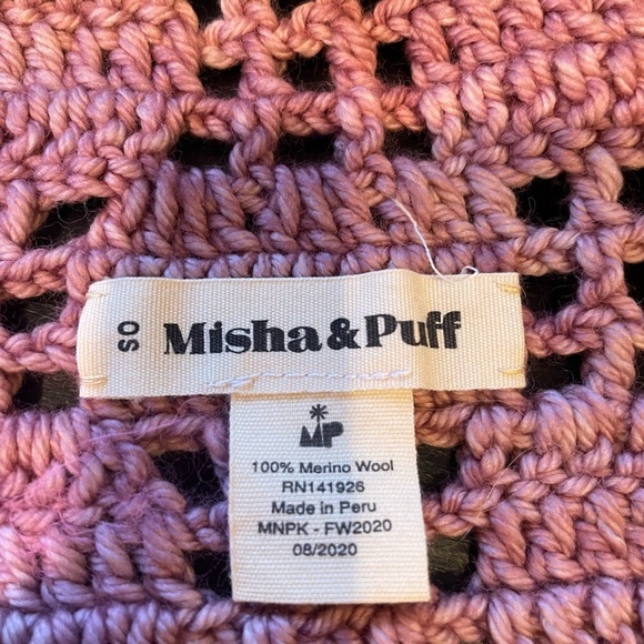NWOT Misha & Puff Kerchief in Antique Rose - Picture 4 of 4